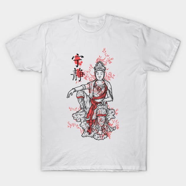 Oriental Art Design T-Shirt by NiceIO